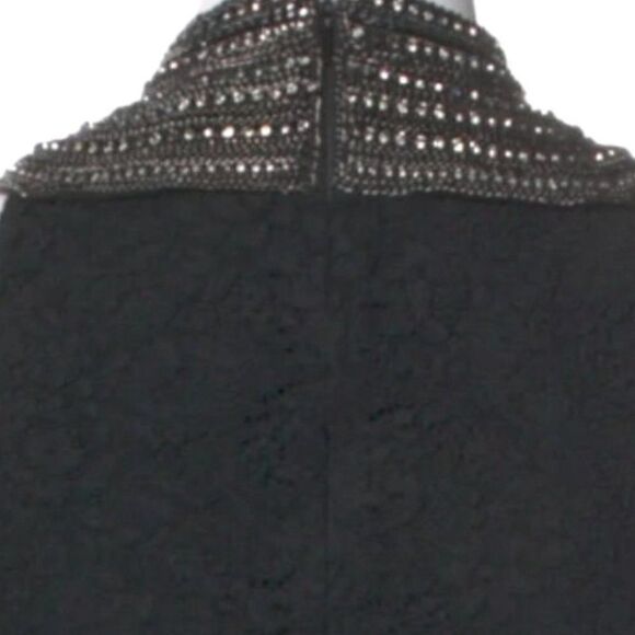 Ralph Lauren Adelle Black Lace & Crystal Embellished Collar Blouse - Picture 8 of 10